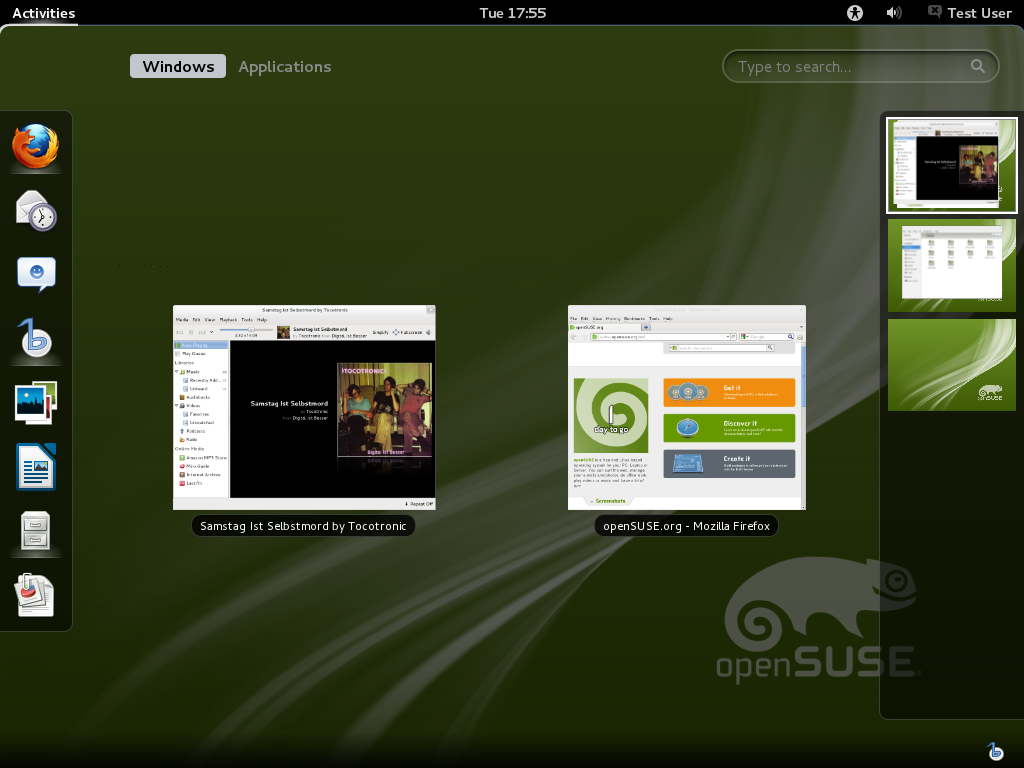 OpenSUSE 12.1 GNOME in action.png