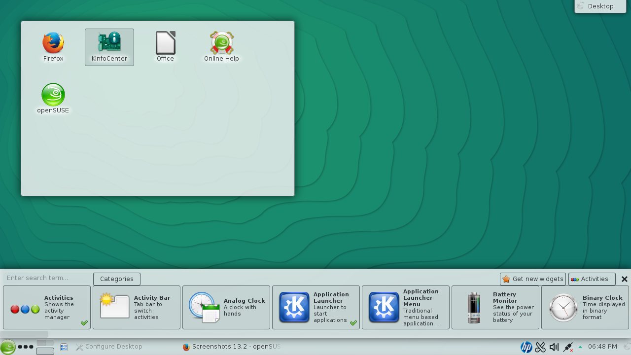 13.2 - KDE - Widgets.png