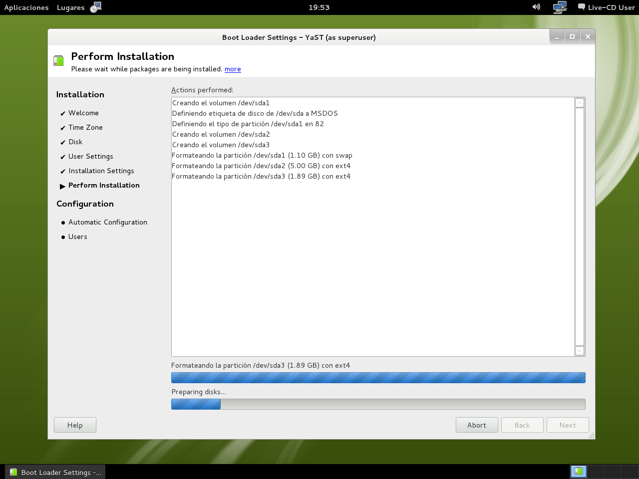 12.1 Instalación LiveCD GNOME 09 - Instalando.png