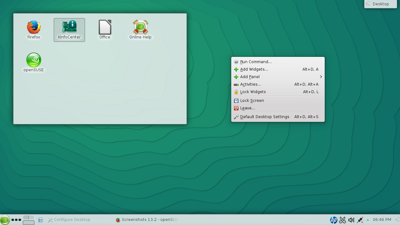 13.2 - KDE - Desktop right click.png
