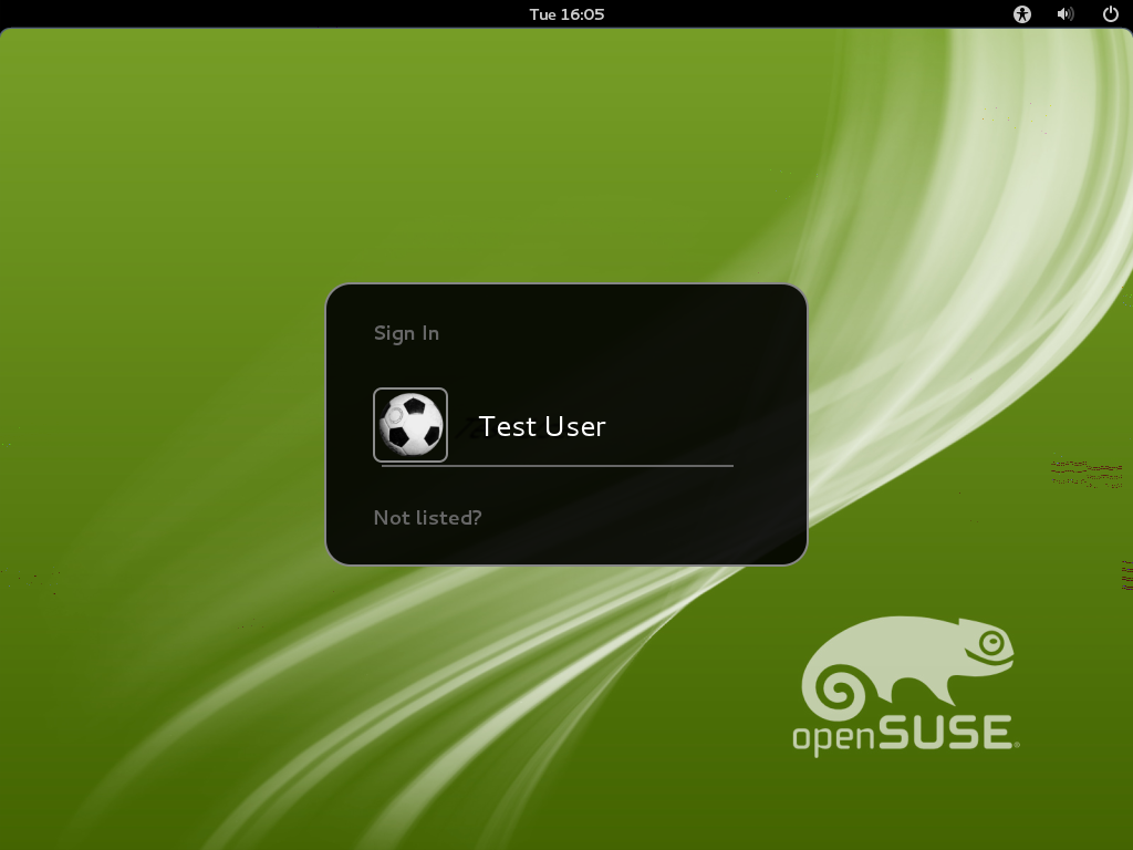 OpenSUSE 12.1 GNOME login manager.png