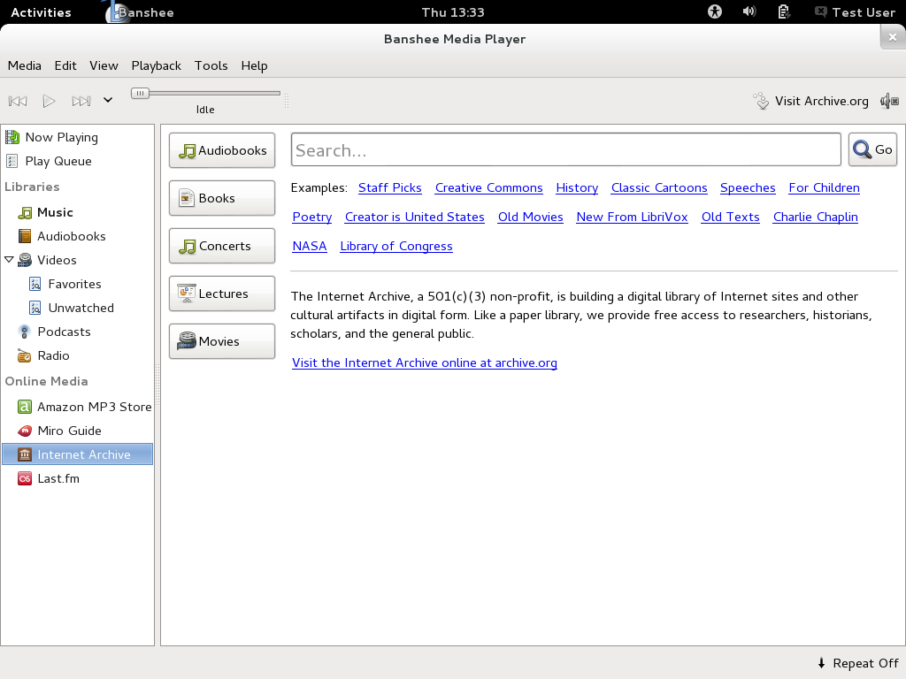 OpenSUSE 12.2 GNOME banshee.png