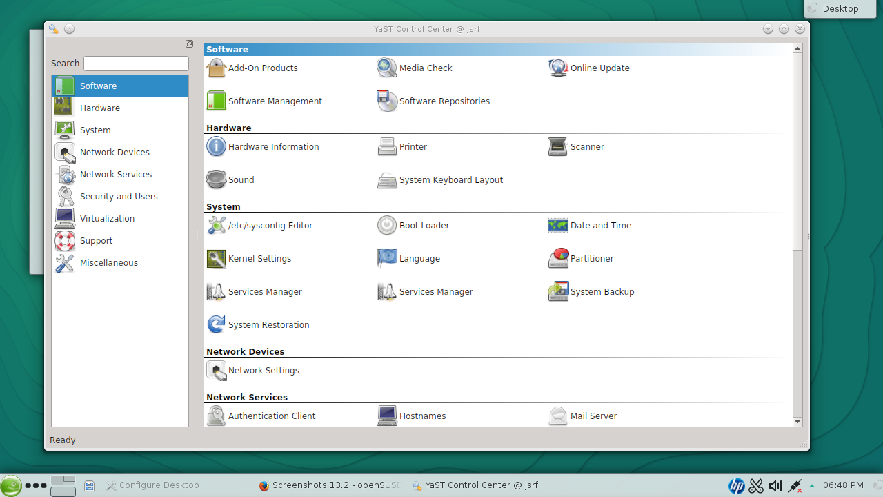 13.2 - KDE - YaST 01.png
