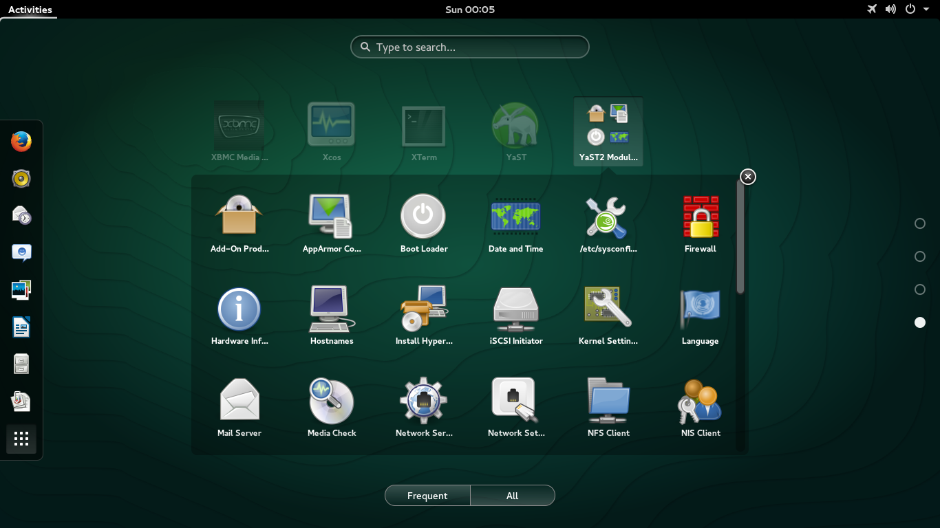 13.2 - GNOME - Carpeta de aplicaciones de YaST.png